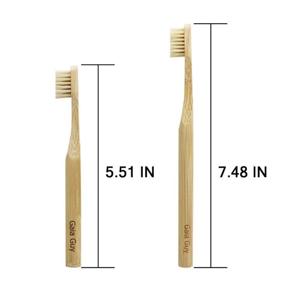 kids bamboo toothbrush and adults