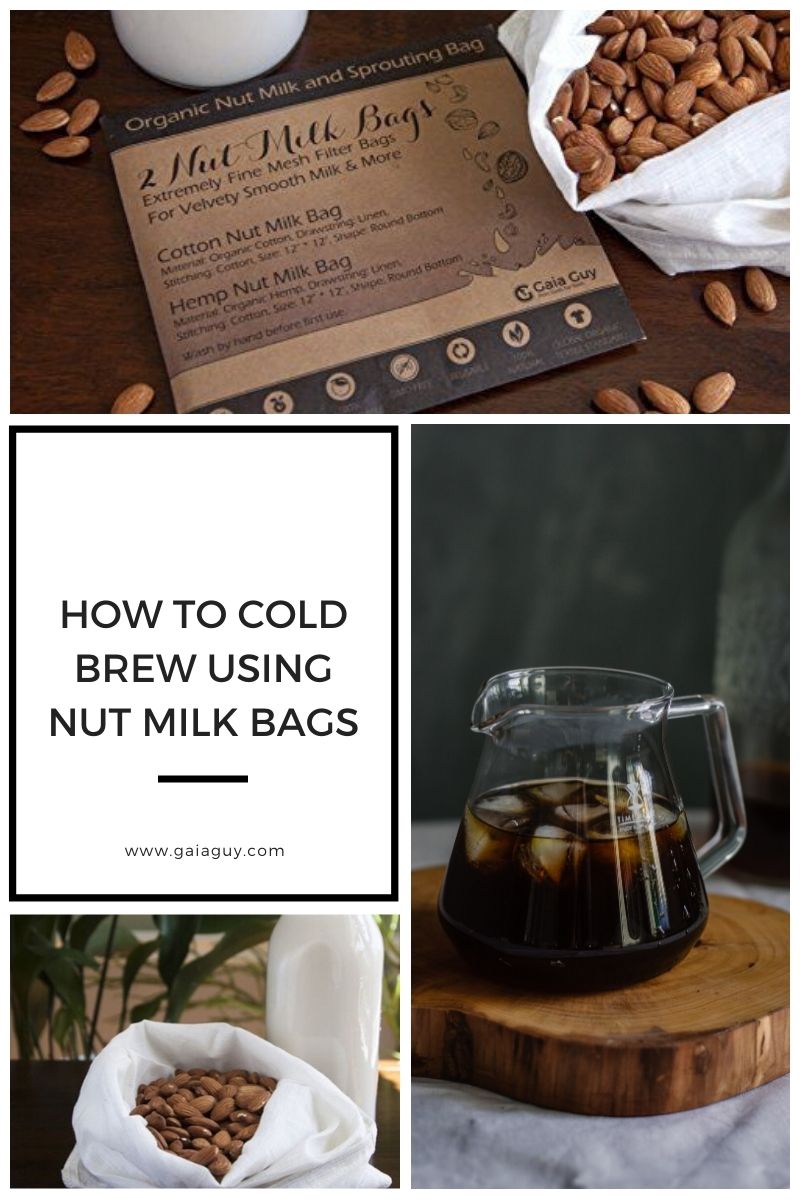 Organic Cotton Reusable Nut Milk, Coffee, & Tea Straining Bags — Simple  Ecology