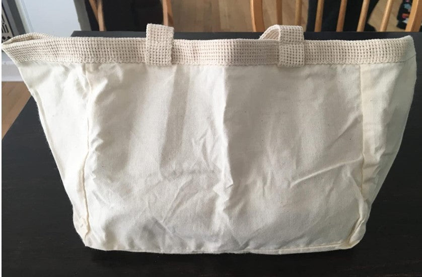 large organic cotton lunch bag