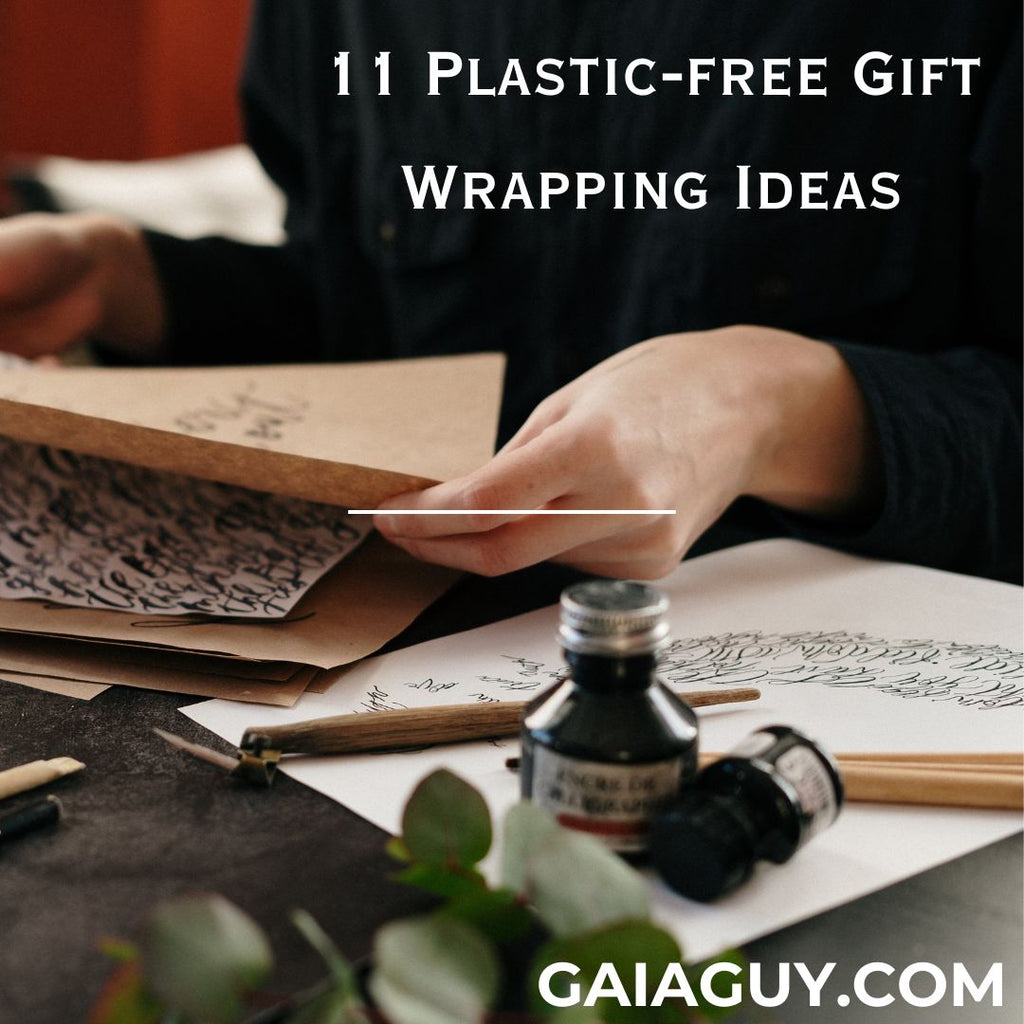 plastic-free gift wrapping ideas
