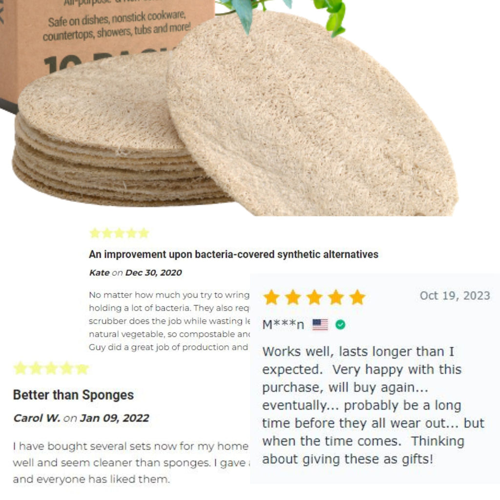 review loofah sponges