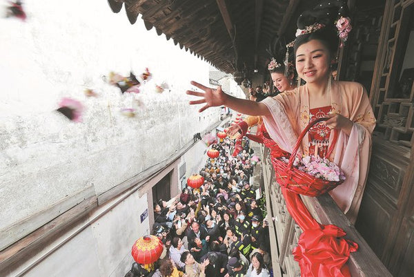 silkworm flower goddess china