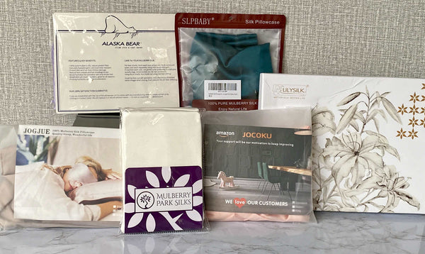 Top selling 19 momme silk pillowcases sold on Amazon