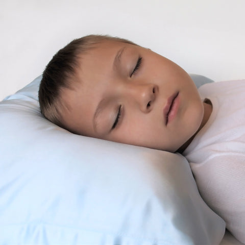 Boy Sleeps on Toddler Pillow