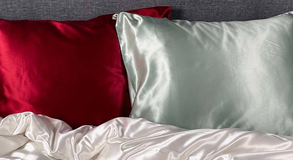 A Set of Two 100% Pure Silk Pillowcases