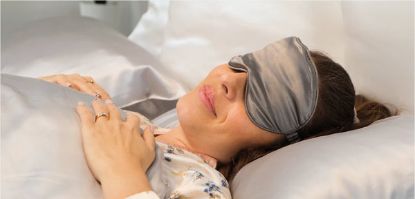 A sleep mask, also called an eye mask blocks unwanted light to foster deeper sleep