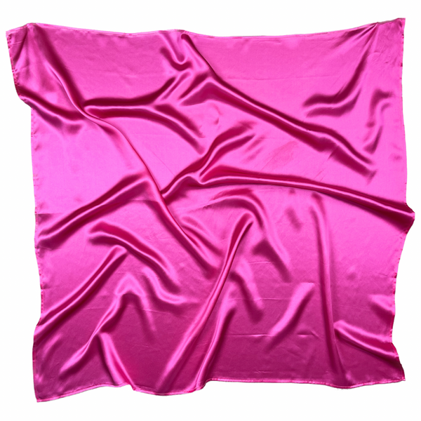 Silk Hea Scarf in Magenta