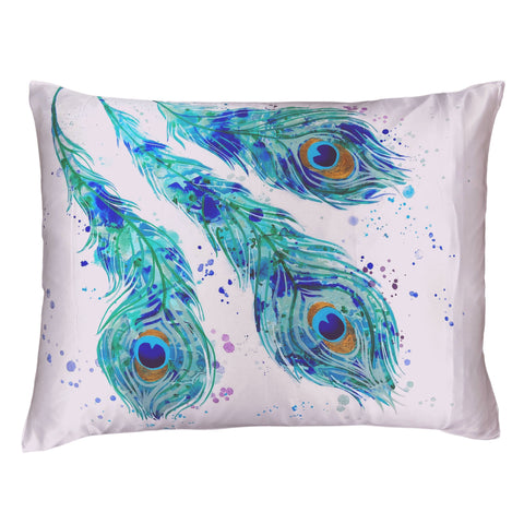 Peacock Silk pillowcase