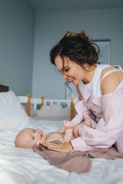 Mom Holds Baby