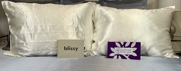 Comparing Mulberry Park Silks and Blissy Silk Pillowcases