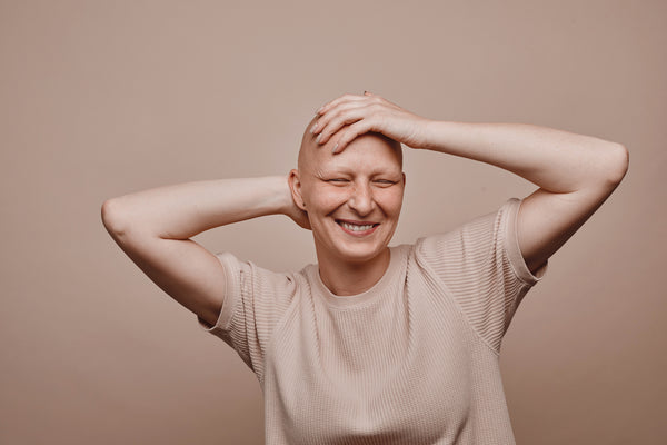 Woman with Bald Head