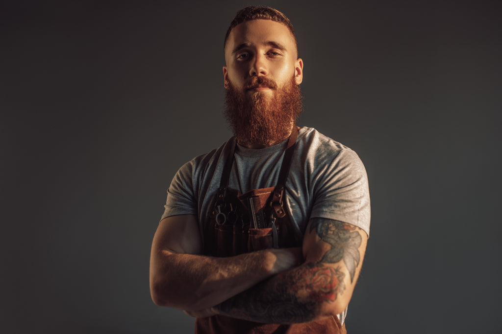 Bearded Man with Tattoos