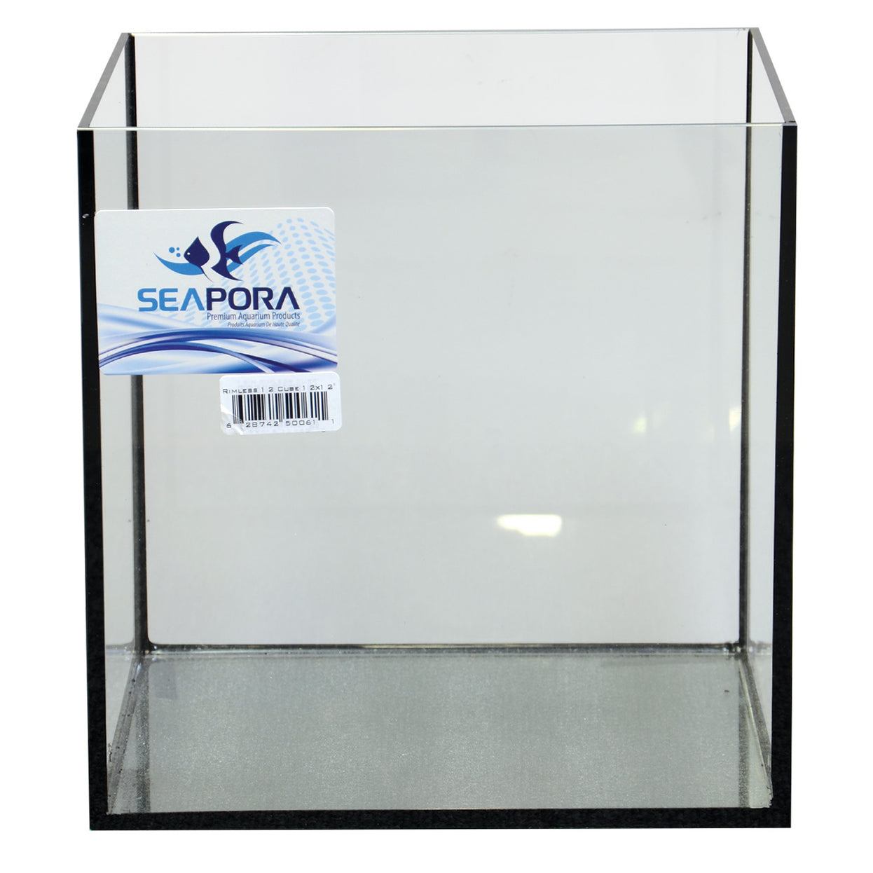 Seapora 7.5 Gallon Rimless Cube Aquarium 12x12x12 — Blue Fish Aquarium ... - Seapora 7 Gallon Cube 1246x1246