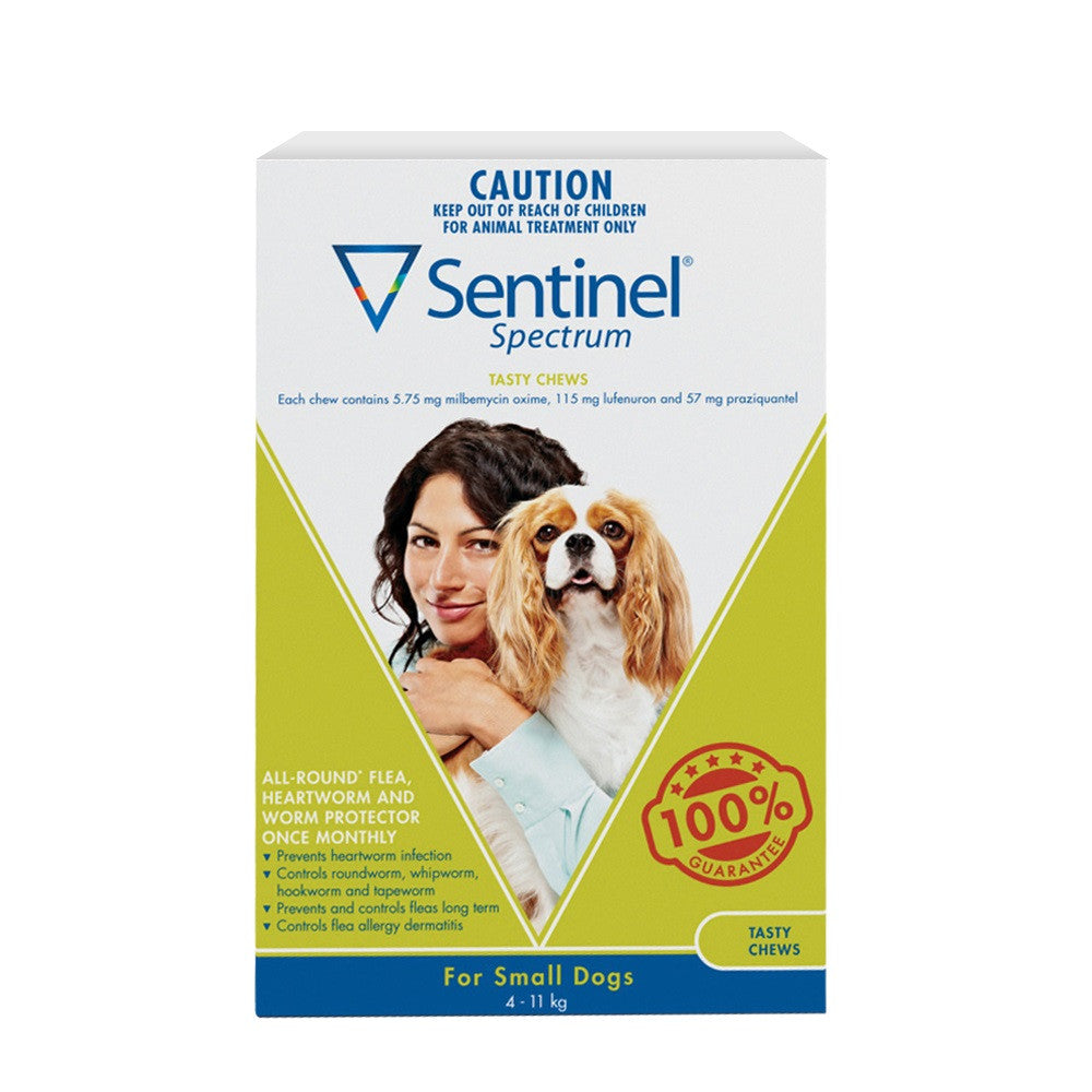 seresto sentinel spectrum for dogs