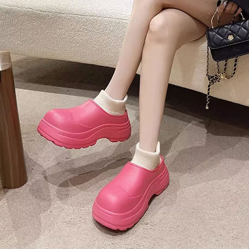 Thickened cotton slippers - runwayfashionista.com