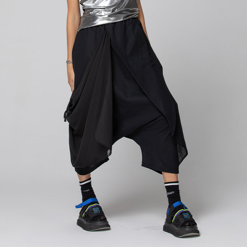 Irregular Personality Street Casual Pants - runwayfashionista.com