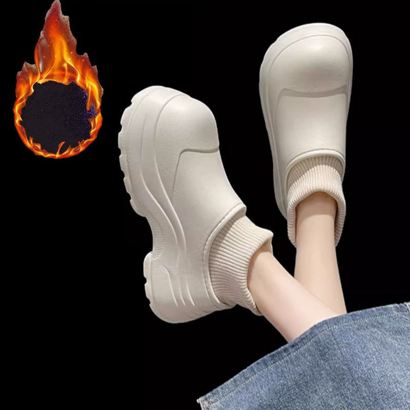 Thickened cotton slippers - runwayfashionista.com
