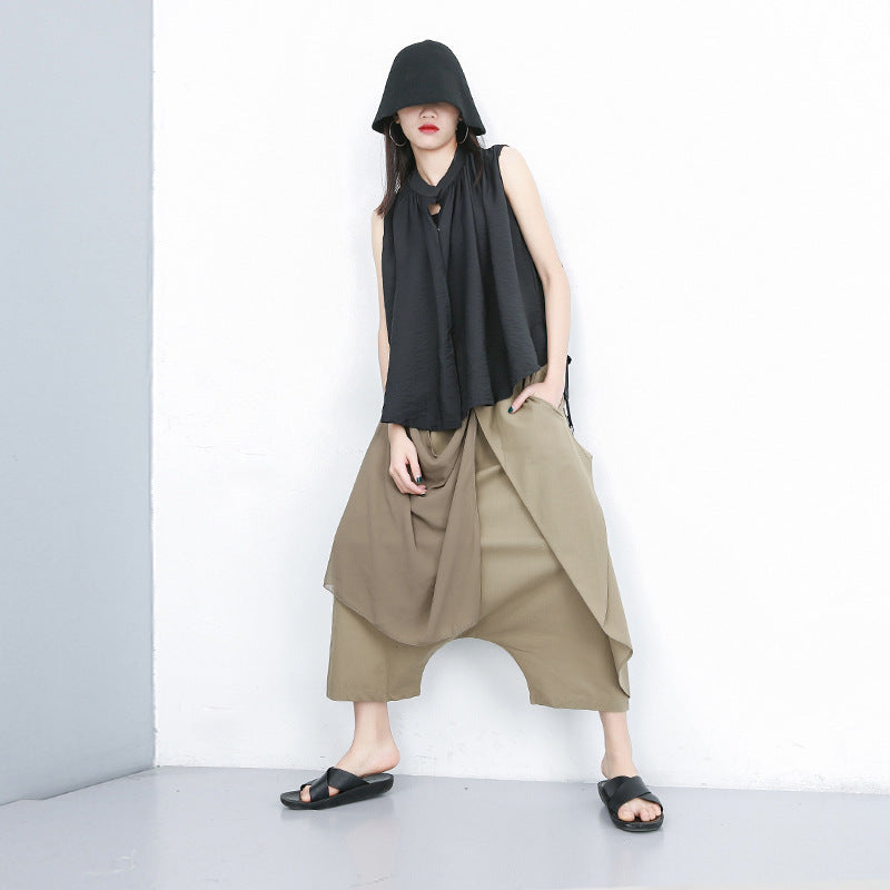 Irregular Personality Street Casual Pants - runwayfashionista.com