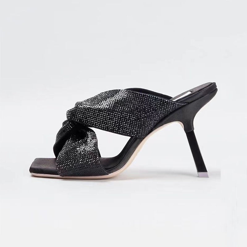 Matte plush ultra-high heel - runwayfashionista.com