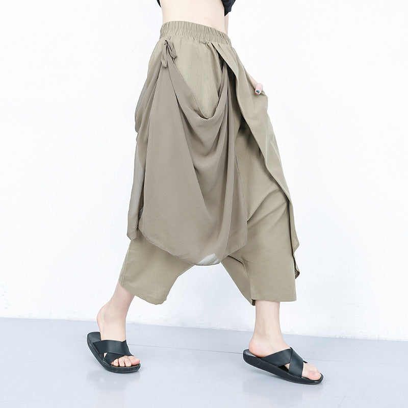 Irregular Personality Street Casual Pants - runwayfashionista.com