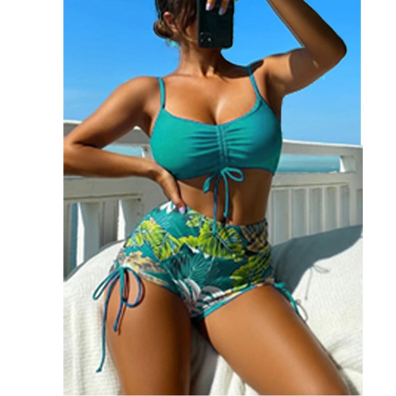 High Waisted Conservative Bikini - runwayfashionista.com