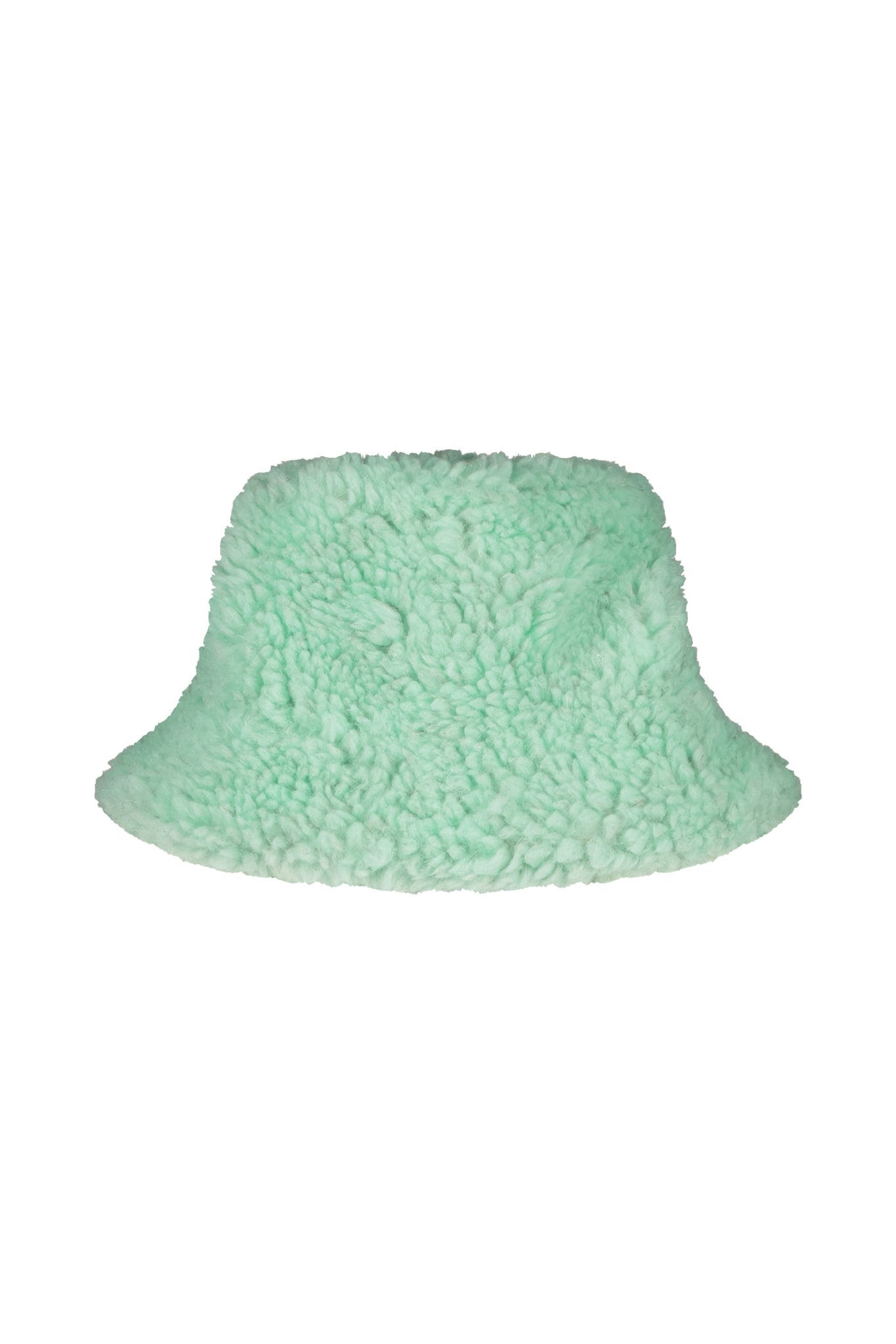 Faux Shearling Mint Bucket Hat - CLAUDE