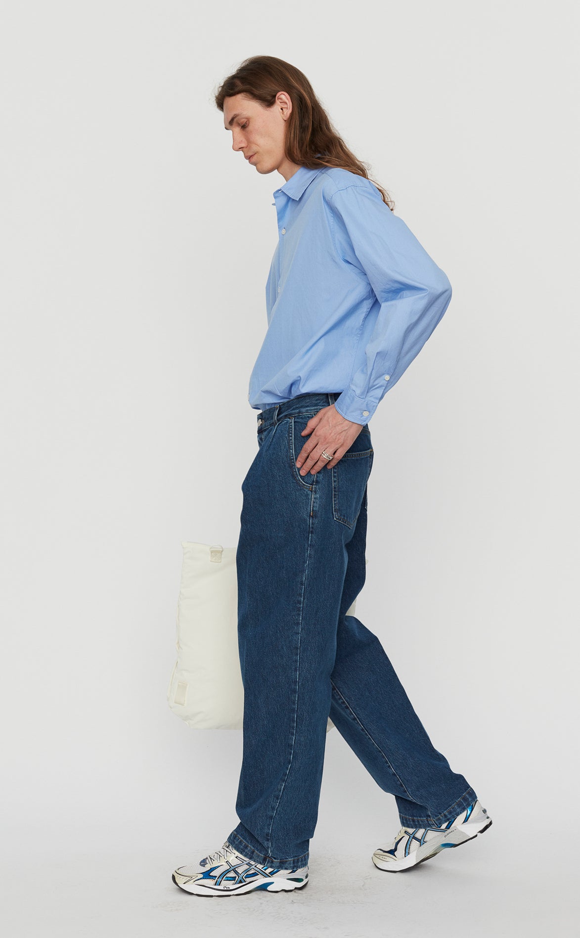 mfpen big jeans WASHED BLUE 【驚きの価格が実現！】 40.0%割引