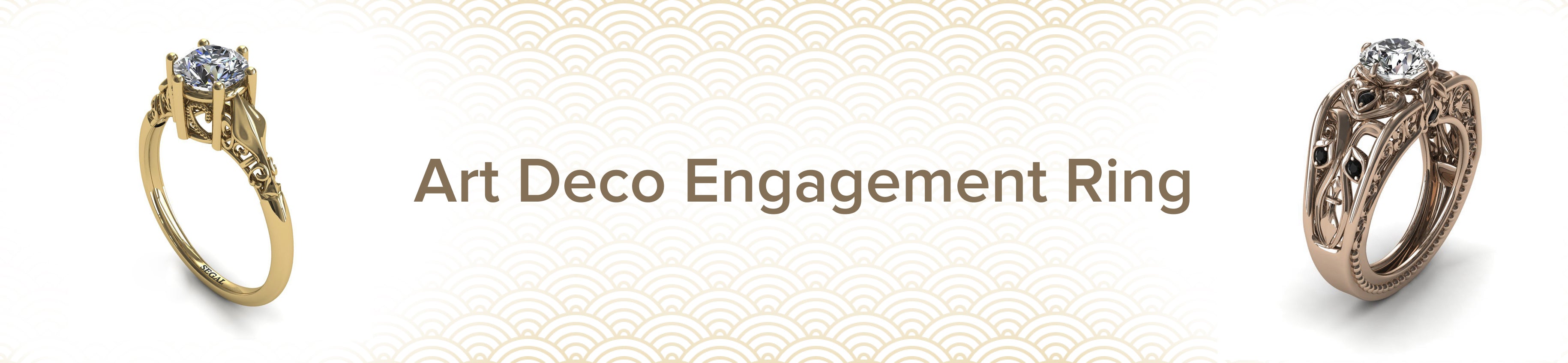 Art Deco Engagement Rings Banner
