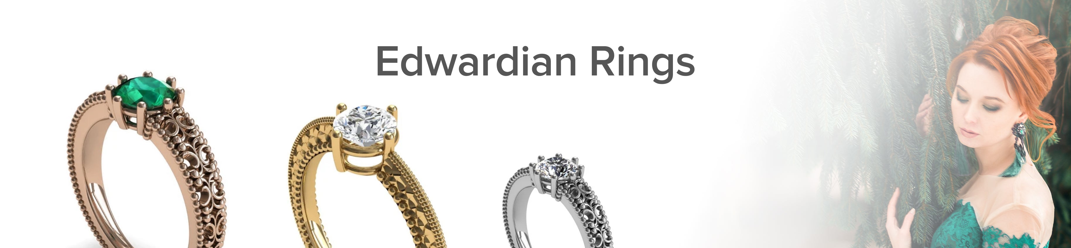 Edwardian Engagement Rings Banner