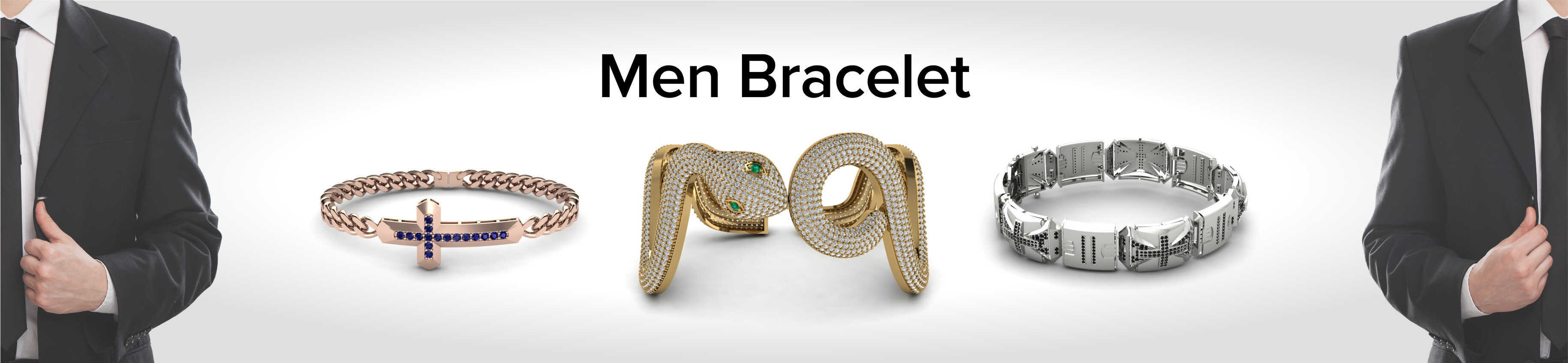 Men Bracelets Banner