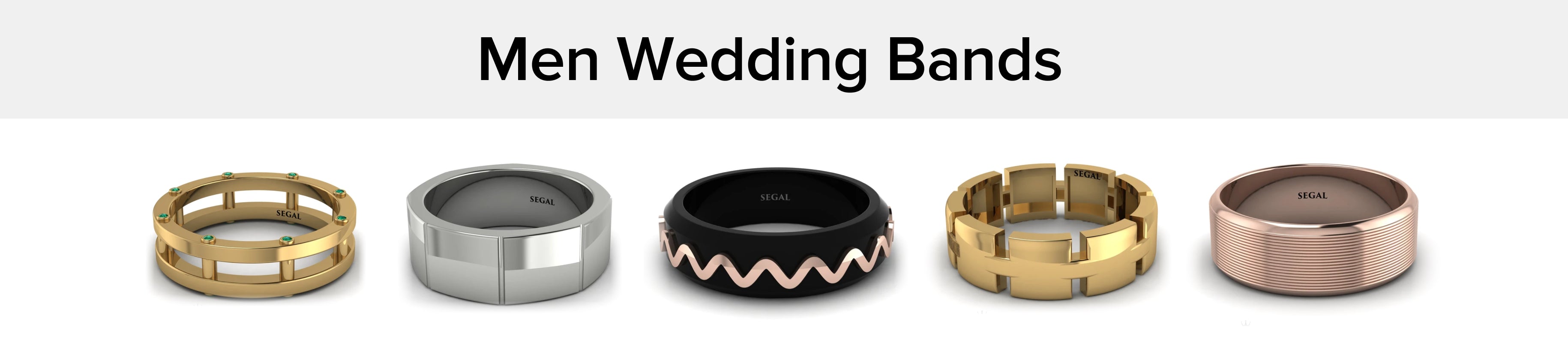 ALL WEDDING RINGS FOR HIM Banner