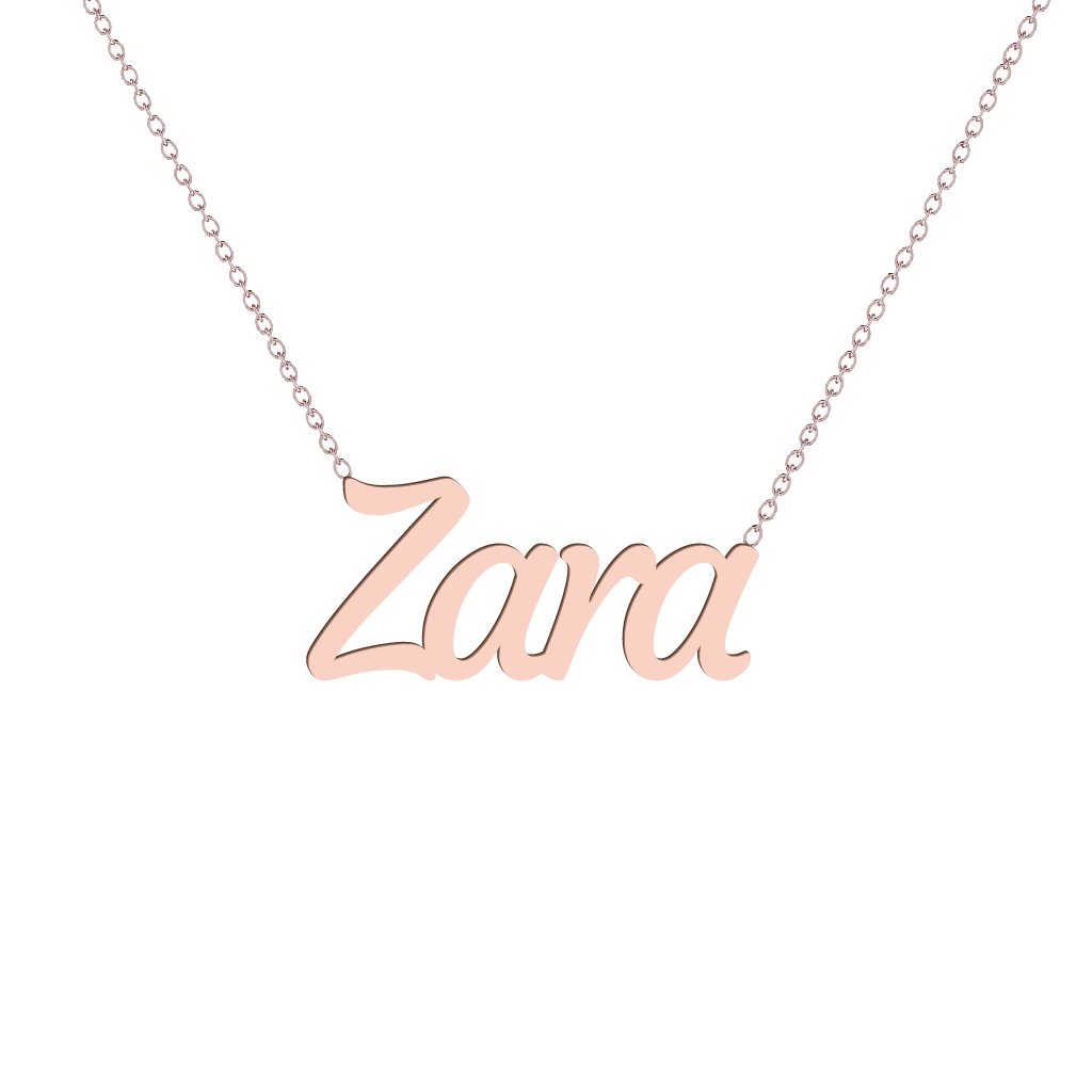 zara gold chain necklace