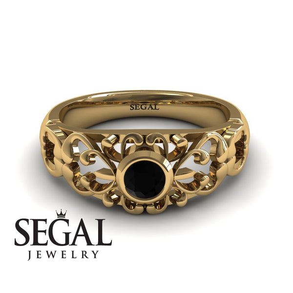 The Ancient Ring Black Diamond Ring- Makayla no. 10 – Segal Jewelry