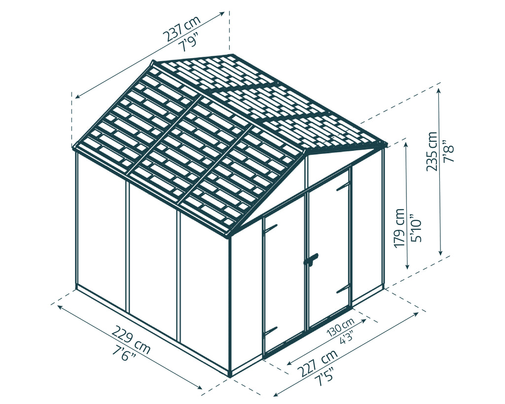 Palram_Garden_Sheds_Rubicin_8x8_Dimensions