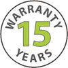 15 years warranty