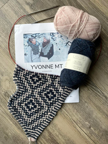 Yvonne MT Shawl in Biches et Buches Le Petit Lambswool