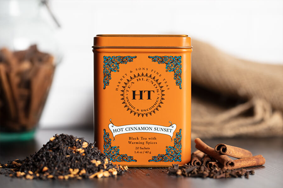 Tea Tin of Hot Cinnamon Spice tea