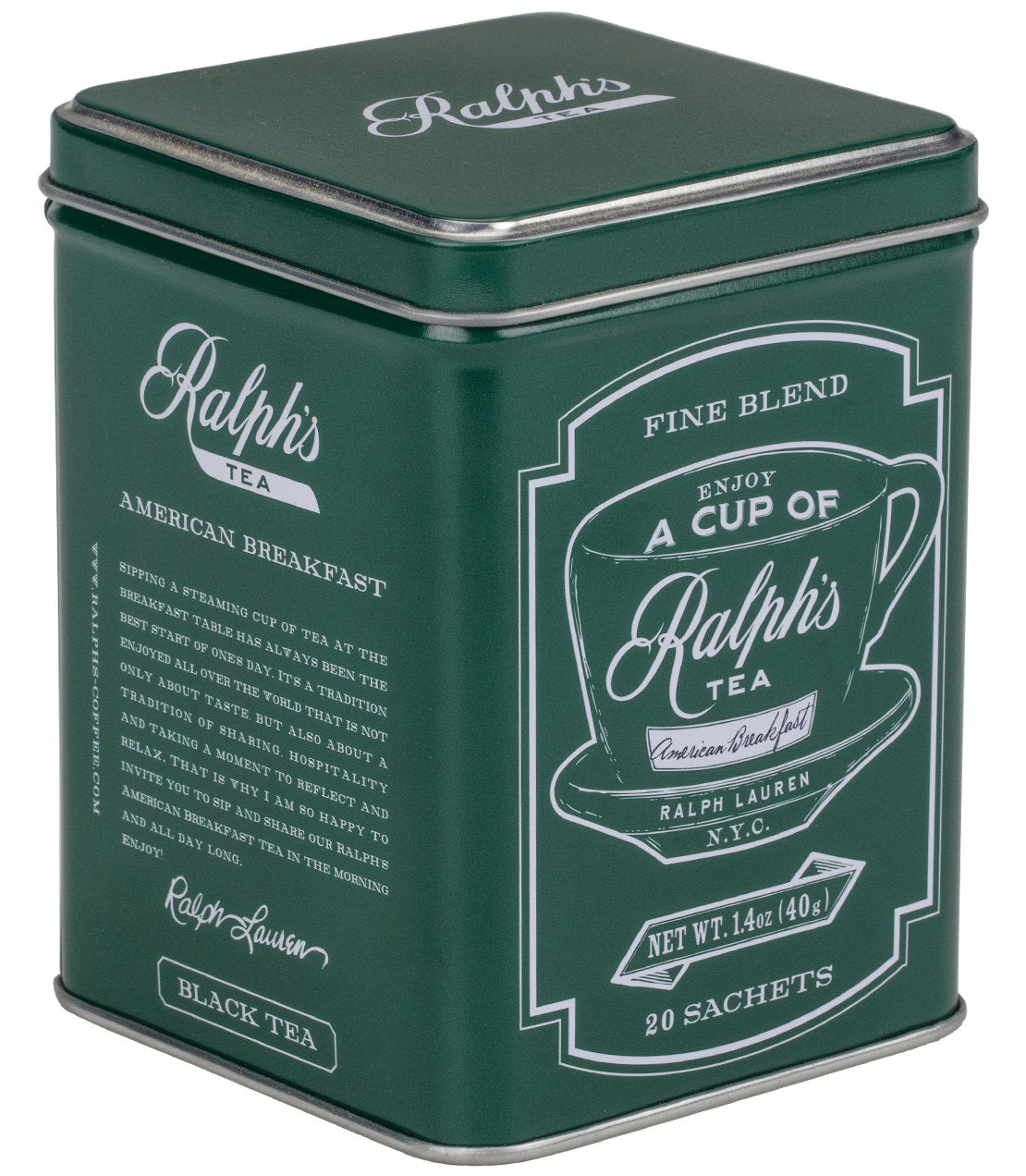 Ralph Lauren Tea, Tin of 20 Sachets - Harney & Sons Fine Teas
