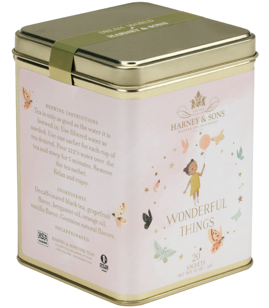 China Seal Pack Girl Hd Video - Wonderful Things: Girl - Tin of 20 Sachets - Harney & Sons Fine Teas