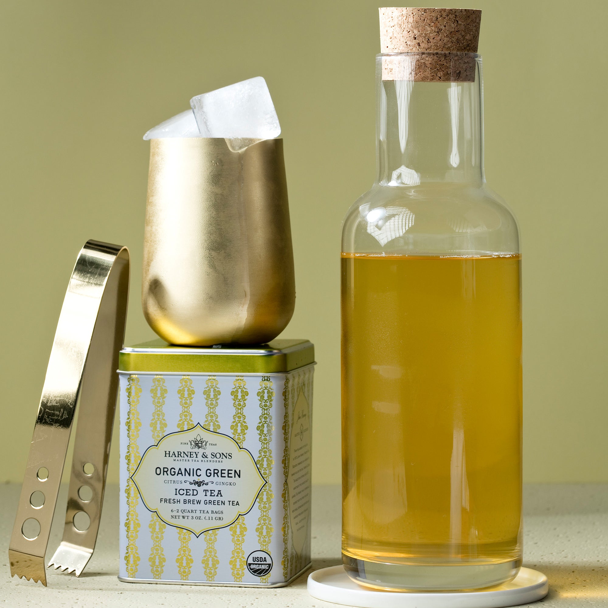 Organic Green with Citrus & Ginkgo - Fresh Brew Iced Tea Tin