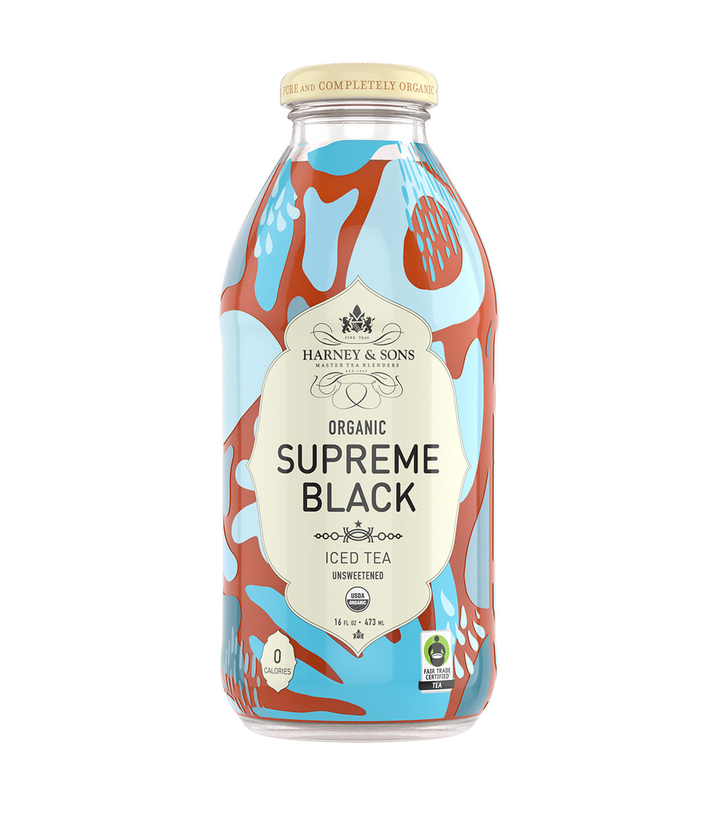 Organic Supreme Black Unsweetened Iced Tea