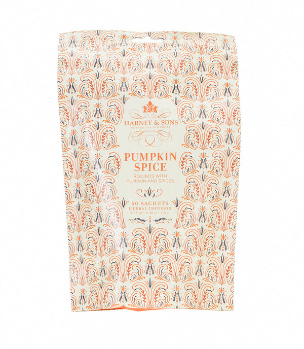 Pumpkin Spice: Bag of 50 Sachets - Harney & Sons Fine Teas
