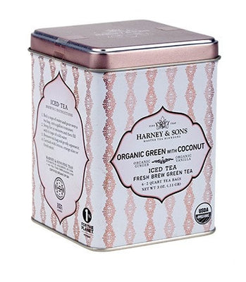 Harney & Sons, Fresh Brew Iced Tea, Tropical Mango Black Tea, 15 Tea Bags, 7.5 oz (212 g)