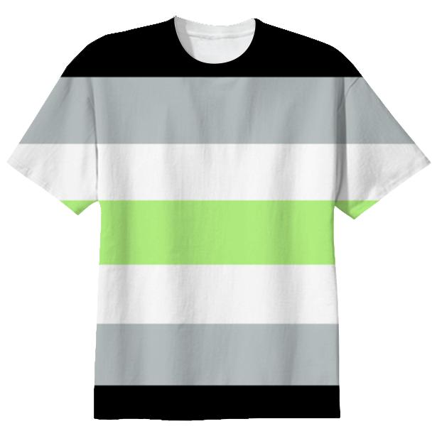 Agender Pride Flag T Shirt Paom