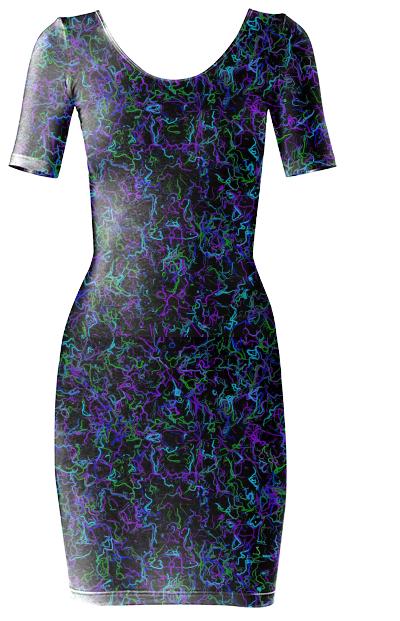 Neon Peacock Colors 4748 Bodycon Dress – PAOM