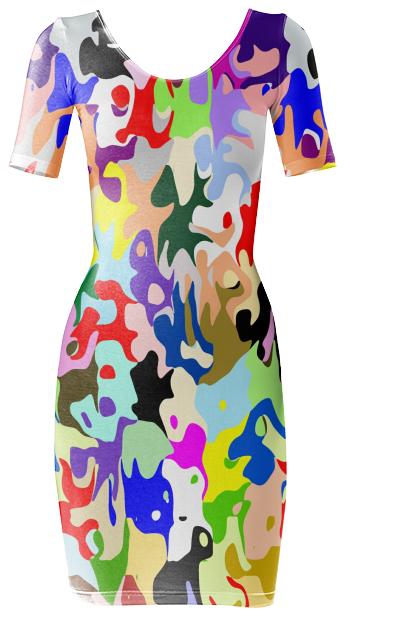 Abstract Art Dress – PAOM