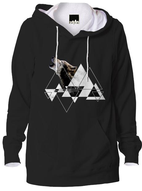 howling wolf hoodie