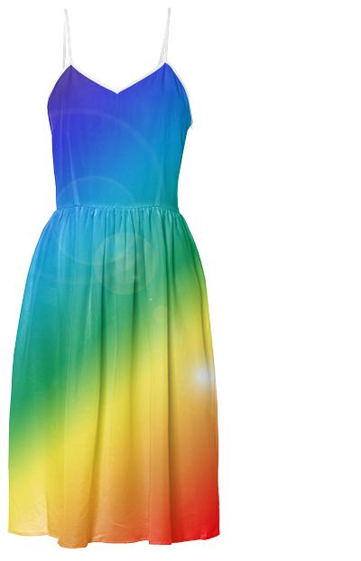 rainbow summer dresses