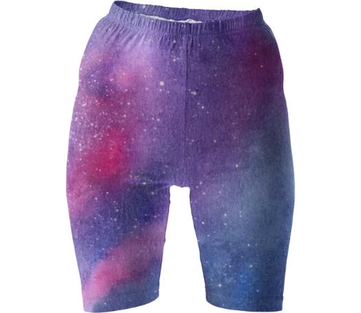 purple bicycle shorts