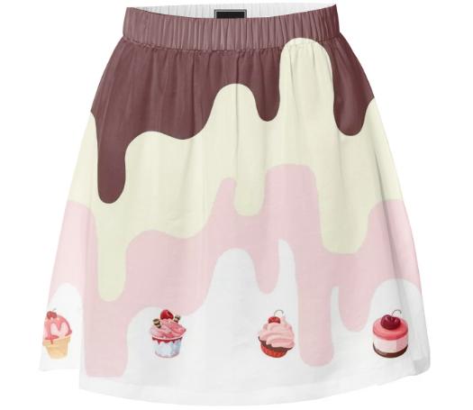 pink skirt desserts